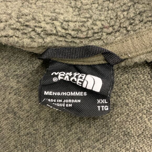 Men’s The North Face Long Sleeve 1/4 Zip Pullover Green Size XXL - Picture 3 of 3